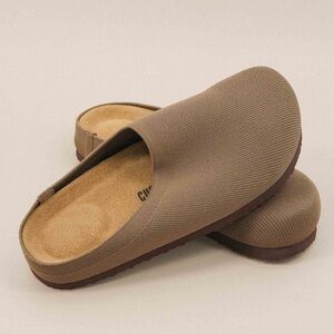 Cushionaire Sils Knit Cork Footbed Clog Size 6.5 M